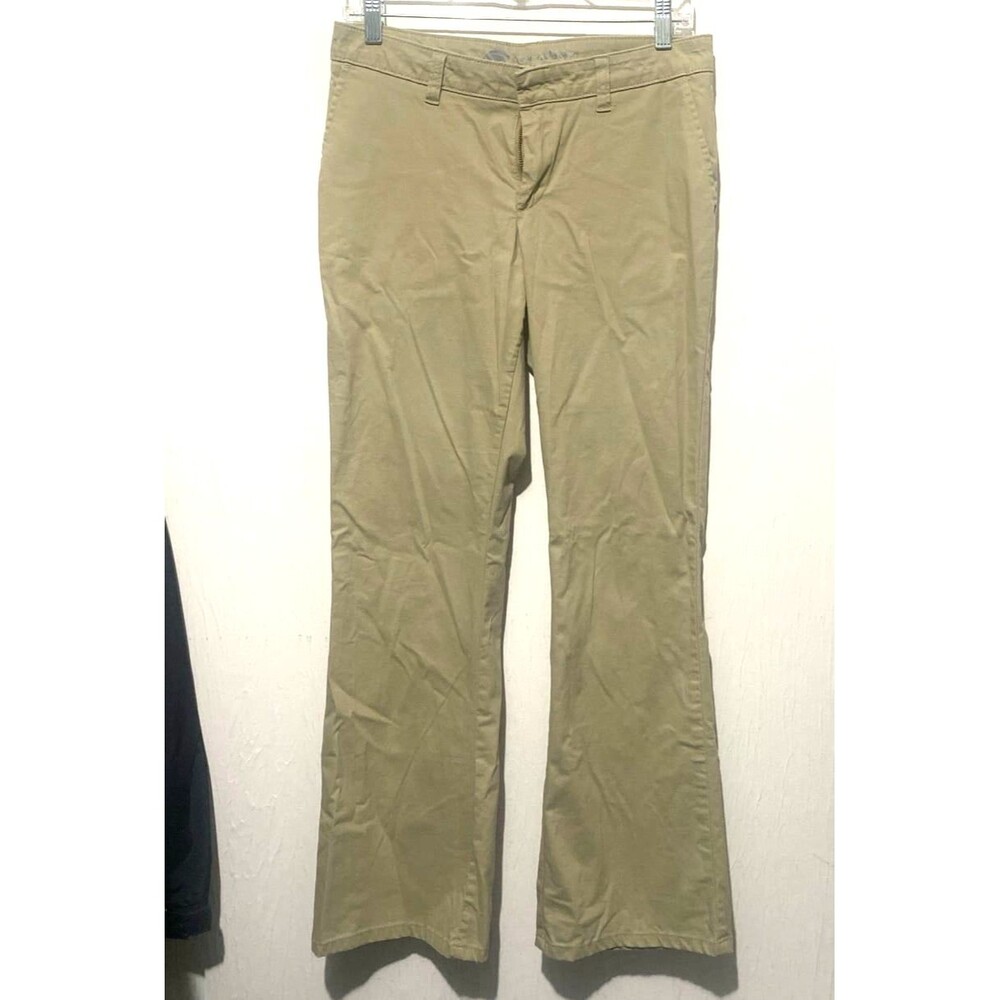 Dickies FLEX Women's Slim Fit Bootcut Stretch Twill Work Pants Desert Sand 6